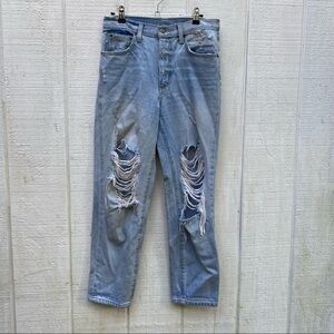 Carmar Denim 26 distressed Boyfriend Jeans cotton Ripped Los Angeles
